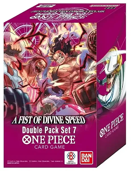 ONE PIECE CARD GAME - DOUBLE PACK SET 7 A FIST OF DIVINE SPEED - EN